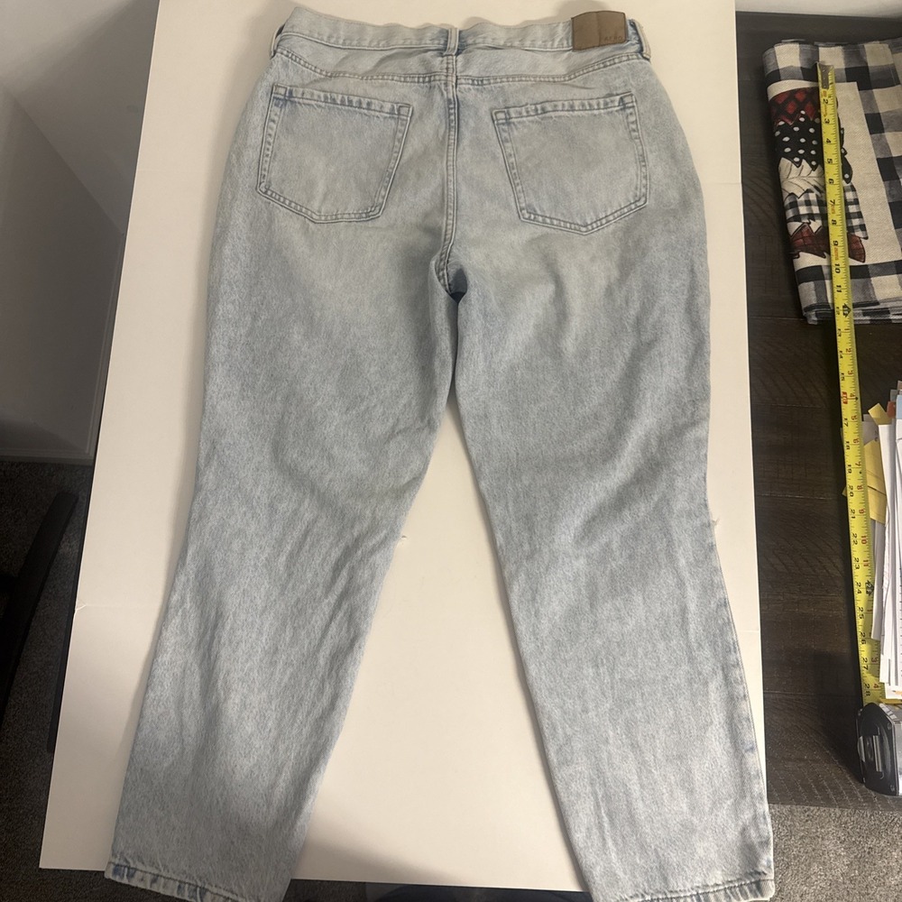 Aeropostale Distressed Mom Jean Blue Jeans Size 14 - Picture 6 of 9